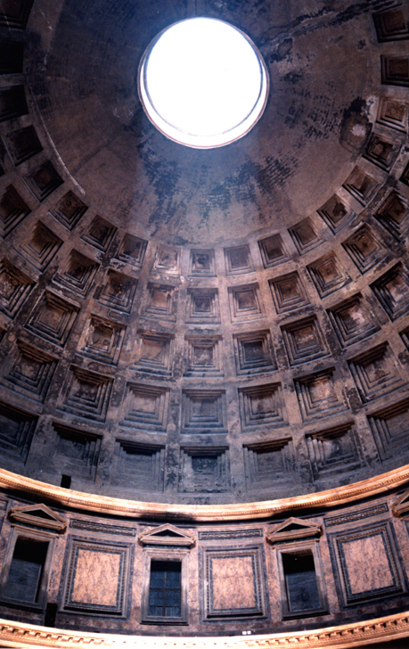 In the creation of the Pantheon, 